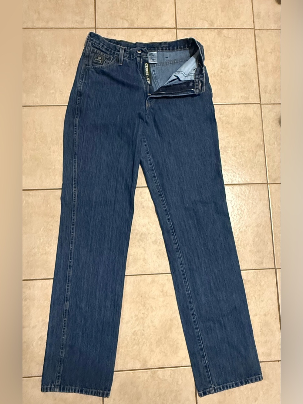 Cinch Green Label Men's Relaxed Fit Jeans Size 33x38 Dark Wash Denim MB90530002